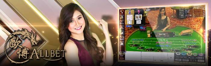 Allbet is the live casino gaming in Asia
